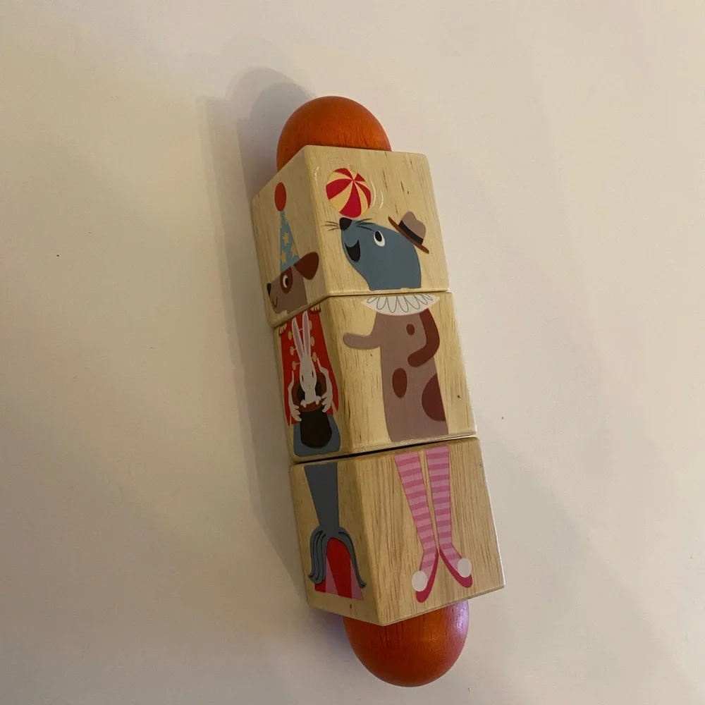 New Tender Leaf Circus Twister Wooden Puzzle - Picture 4 of 4